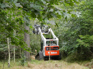 Bobcat-Kompaktraupenlader T770 im Einsatz