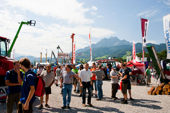 Forstmesse Luzern - Interessante Neuheiten auf dem Freigel&auml;nde: Die Schweiz h&auml;lt technologisch an der Weltspitze mit.