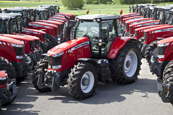 MF 7600 vor der Auslieferung