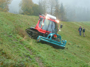 Mulchen mit PistenBully GreenTech