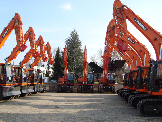 Doosan Bagger f&uuml;r den Theisen Mietpark