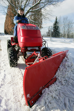 Echotrak beim Wintersdienst