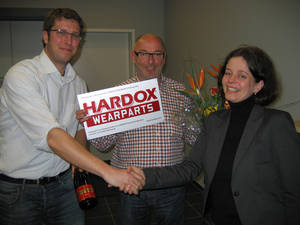 Marcel Schoch und Hermann Schoch mit Zdenka Anderson