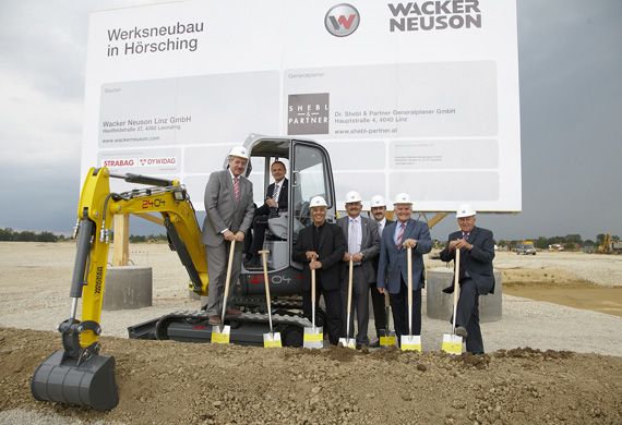 Wacker Neuson Spatenstich