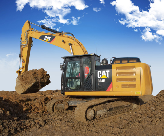 Neue Cat Kettenbagger der Serie E 